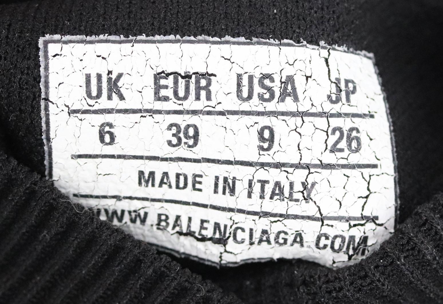 Balenciaga Speed Logo Print Stretch High Top Sneakers EU 39 UK 6 US 9  1