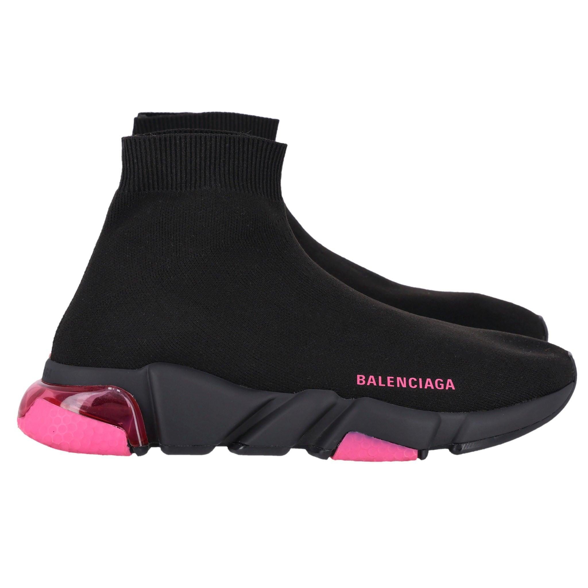 Black Balenciaga Speed Sock Trainers