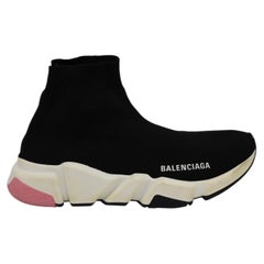 Balenciaga Speed Sock Trainers in Black Knit Polyester