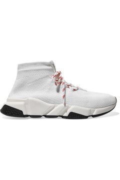 Balenciaga Speed Stretch-Knit High-Top Sneakers