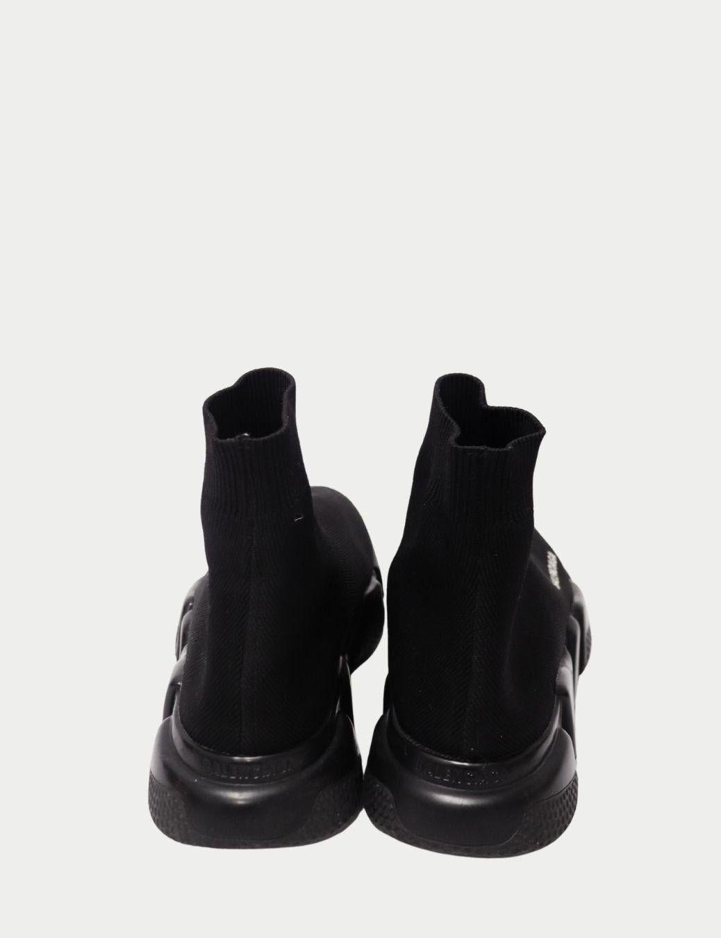 Balenciaga Speed Trainer Schwarz Knit Turnschuhe - EU 41 im Zustand „Hervorragend“ im Angebot in Amman, JO