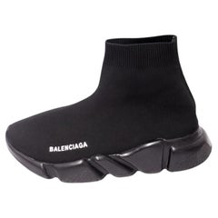 Balenciaga Speed Trainer Schwarz Knit Turnschuhe - EU 41