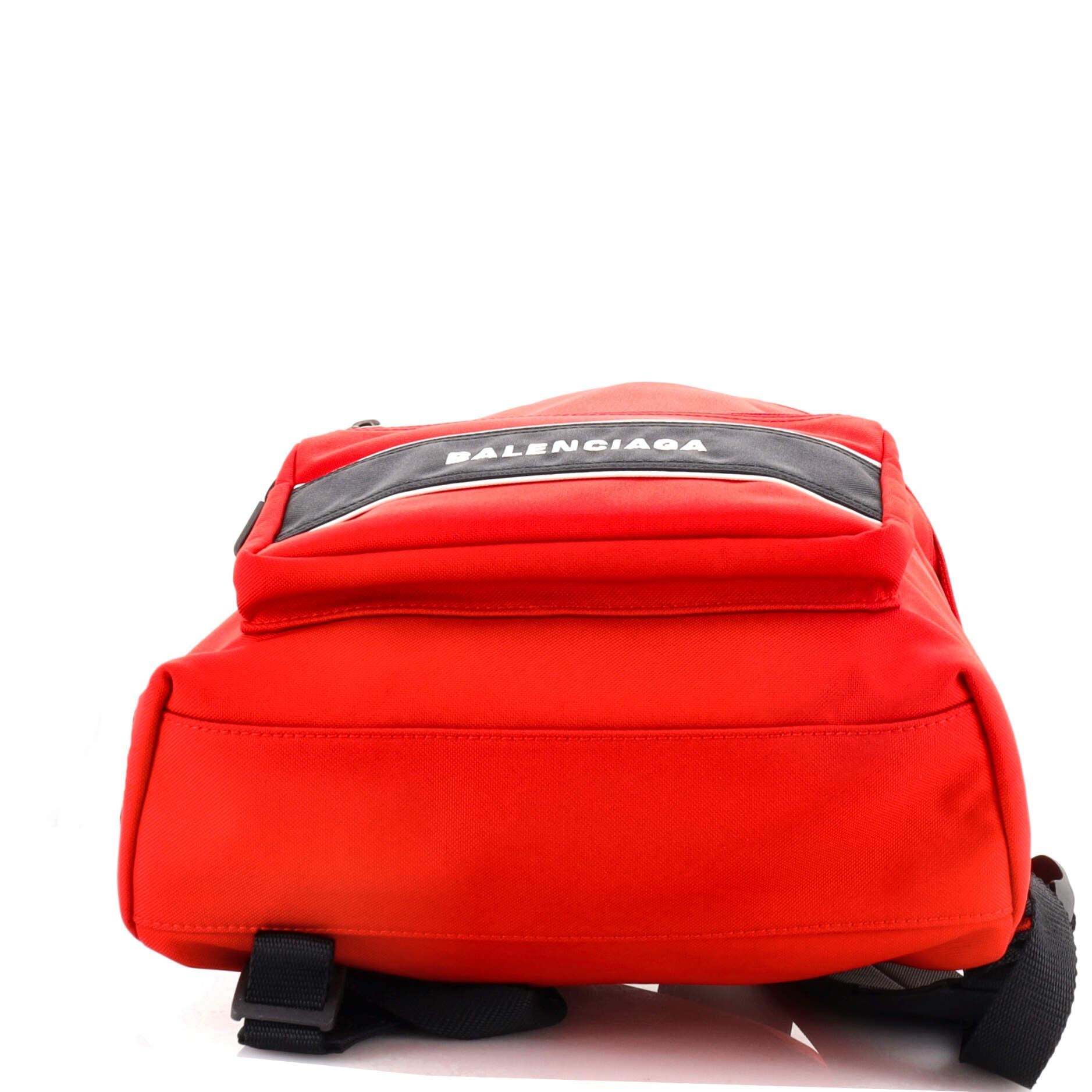 red balenciaga backpack