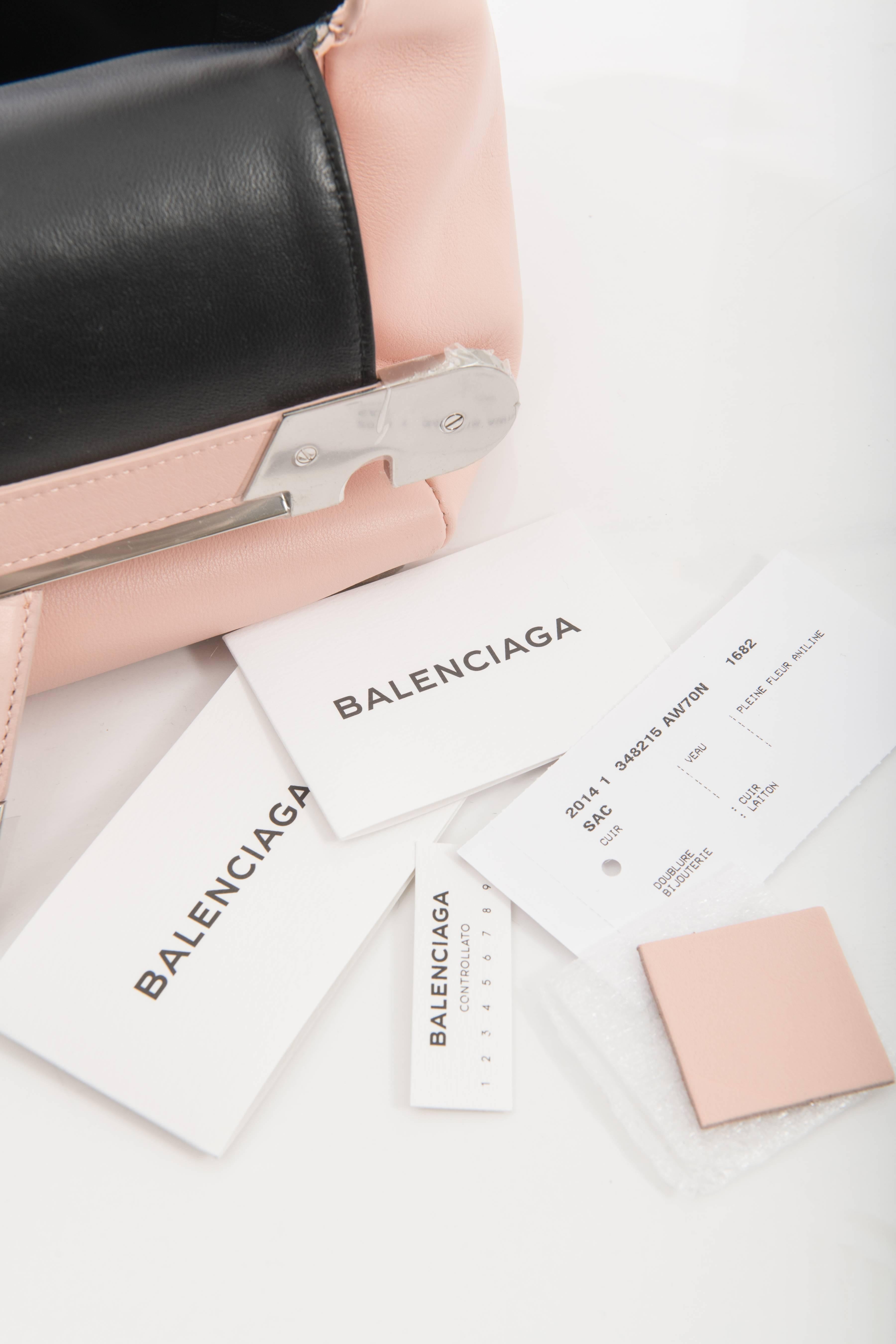 Balenciaga Runway Pink Ray Doctor Bag, Spring 2014  2