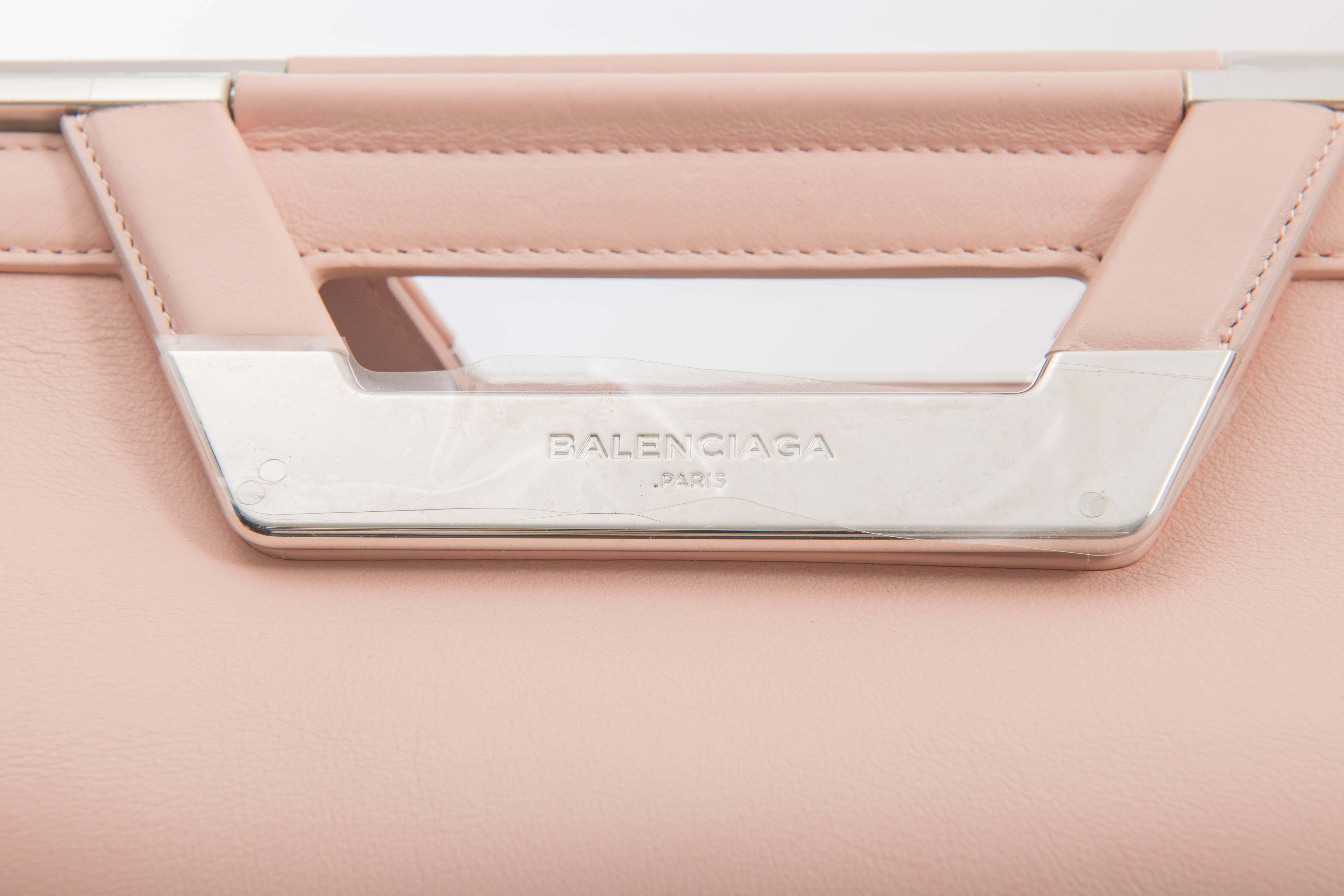Balenciaga Runway Pink Ray Doctor Bag, Spring 2014  6