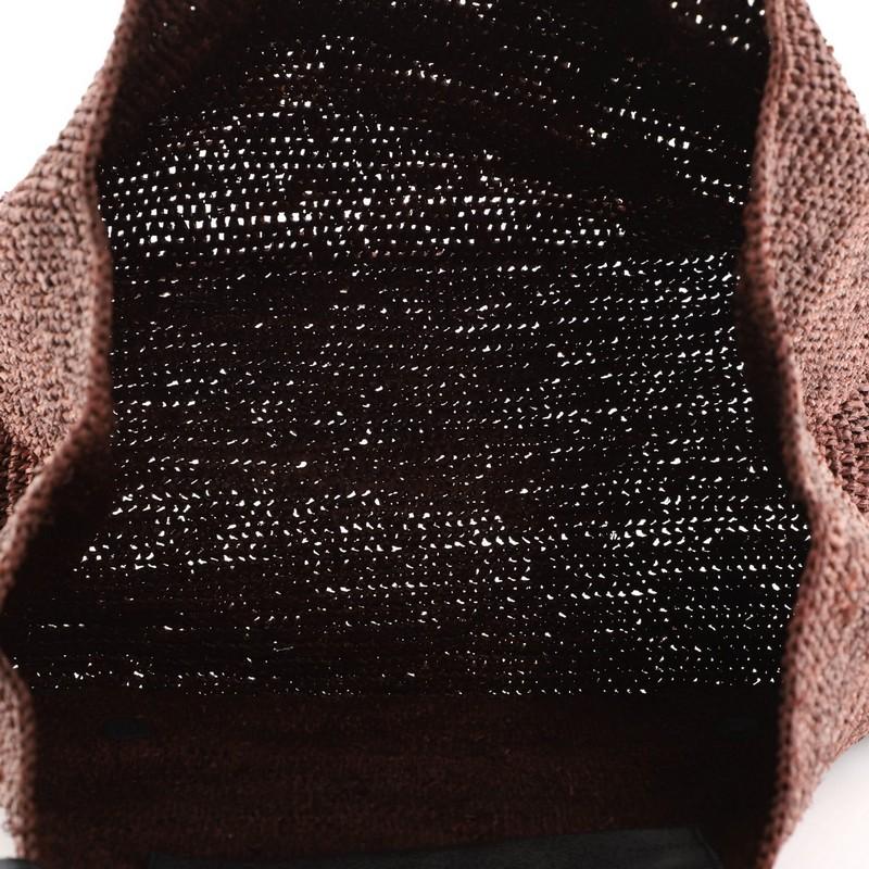 Women's or Men's Balenciaga Square Classic Studs Tote Raffia