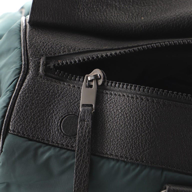 Balenciaga Squash Duffle Bag Nylon with Leather Small For Sale at 1stDibs