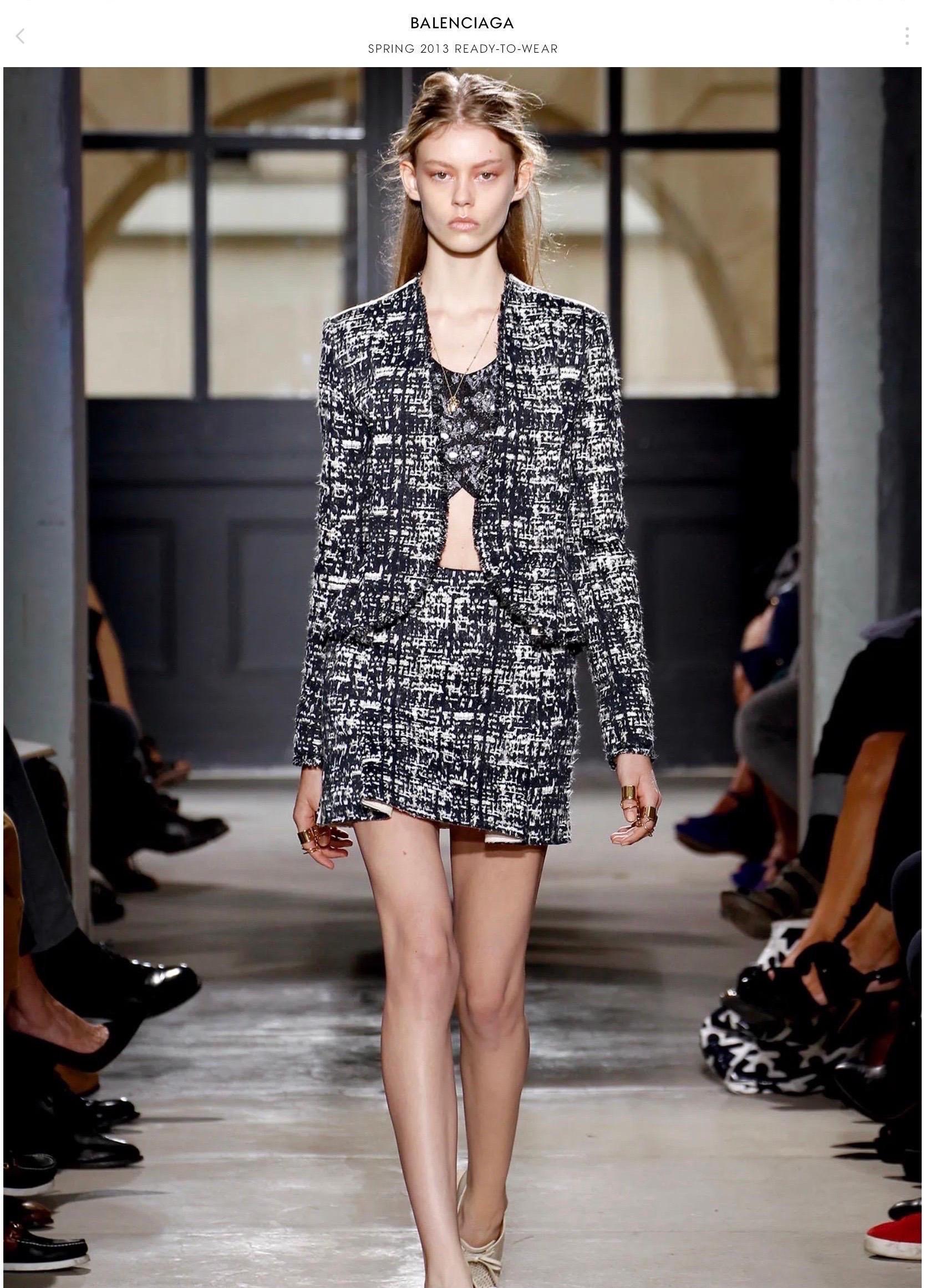 Balenciaga SS 13 Jacket and Skirt Suit For Sale 7