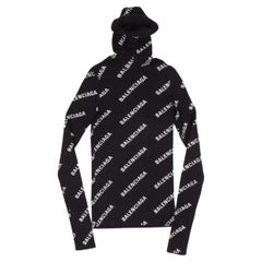 Balenciaga Maglione donna a collo alto elasticizzato taglia XS S275
