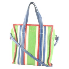 Balenciaga Striped Bazaar 2way Tote 1BAL829K