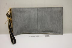 Balenciaga Suede Clutch