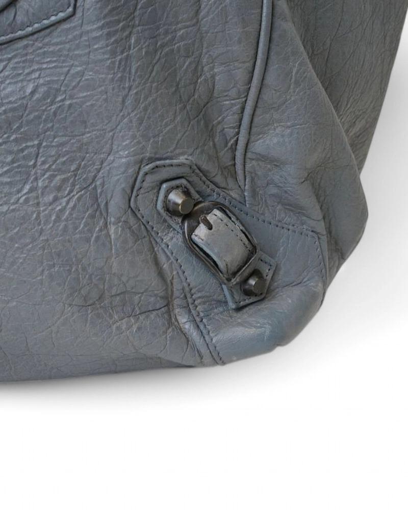 Balenciaga Sunday City MM Bleu en vente 5