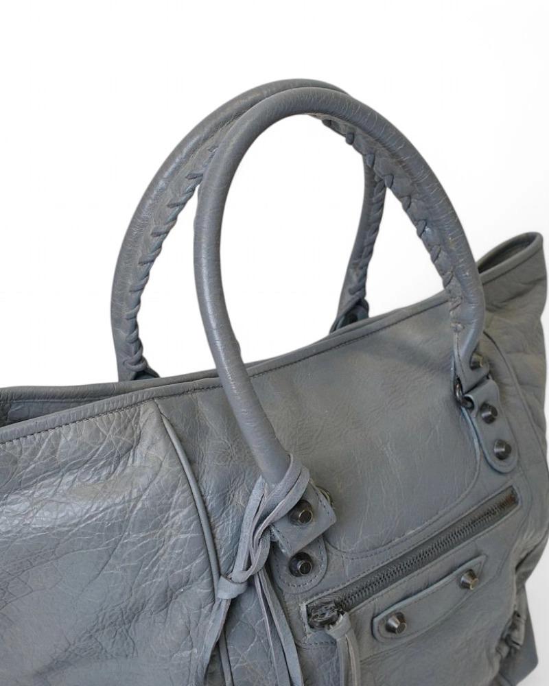 Balenciaga Sunday City MM Bleu en vente 6