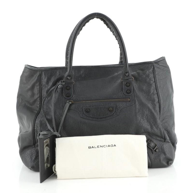 Balenciaga Sunday Tote Classic Studs Leather Large at 1stDibs | balenciaga  fortnite