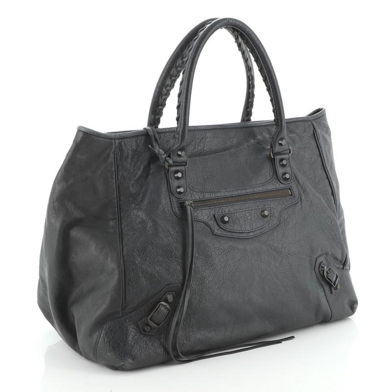 Balenciaga Sunday Tote Classic Studs Leather Large