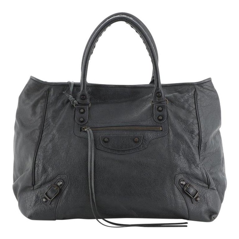 Balenciaga Sunday Tote Classic Studs Leather Large at 1stDibs