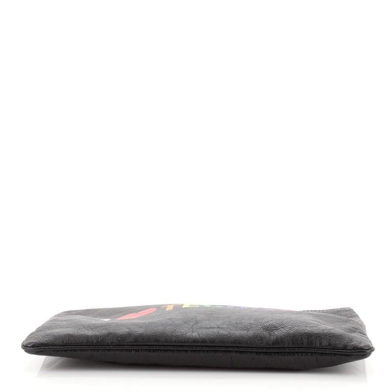 Women's or Men's Balenciaga Supermarket Pouch Leather Medium