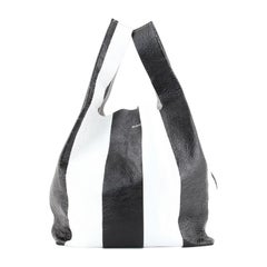 Balenciaga Supermarket Shopper Bag Printed Leather Small