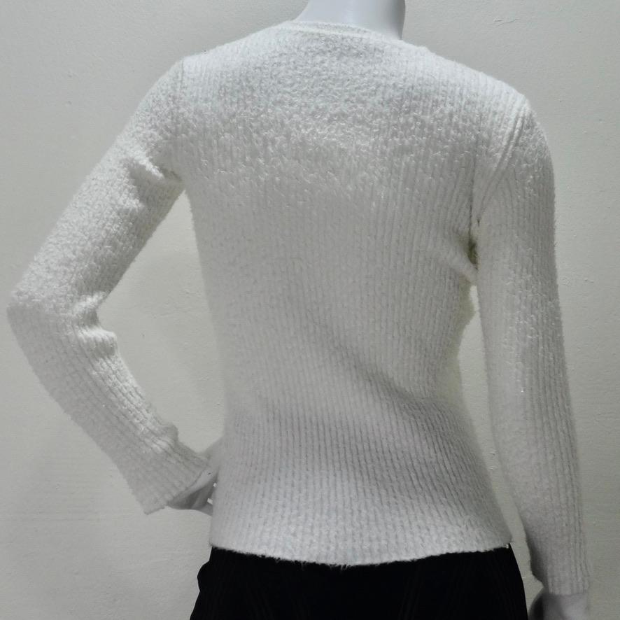 Balenciaga Long Sleeve Crewneck Sweater In New Condition In Scottsdale, AZ