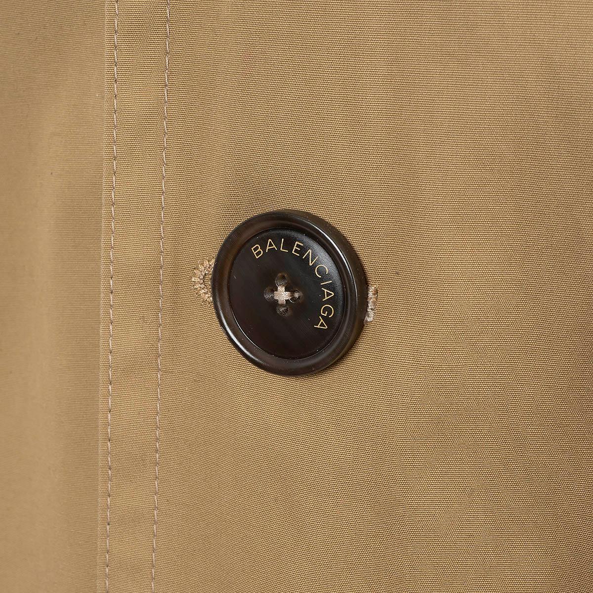 BALENCIAGA - Manteau imperméable en coton beige, 2016 SWING TRENCH, 40 M 4