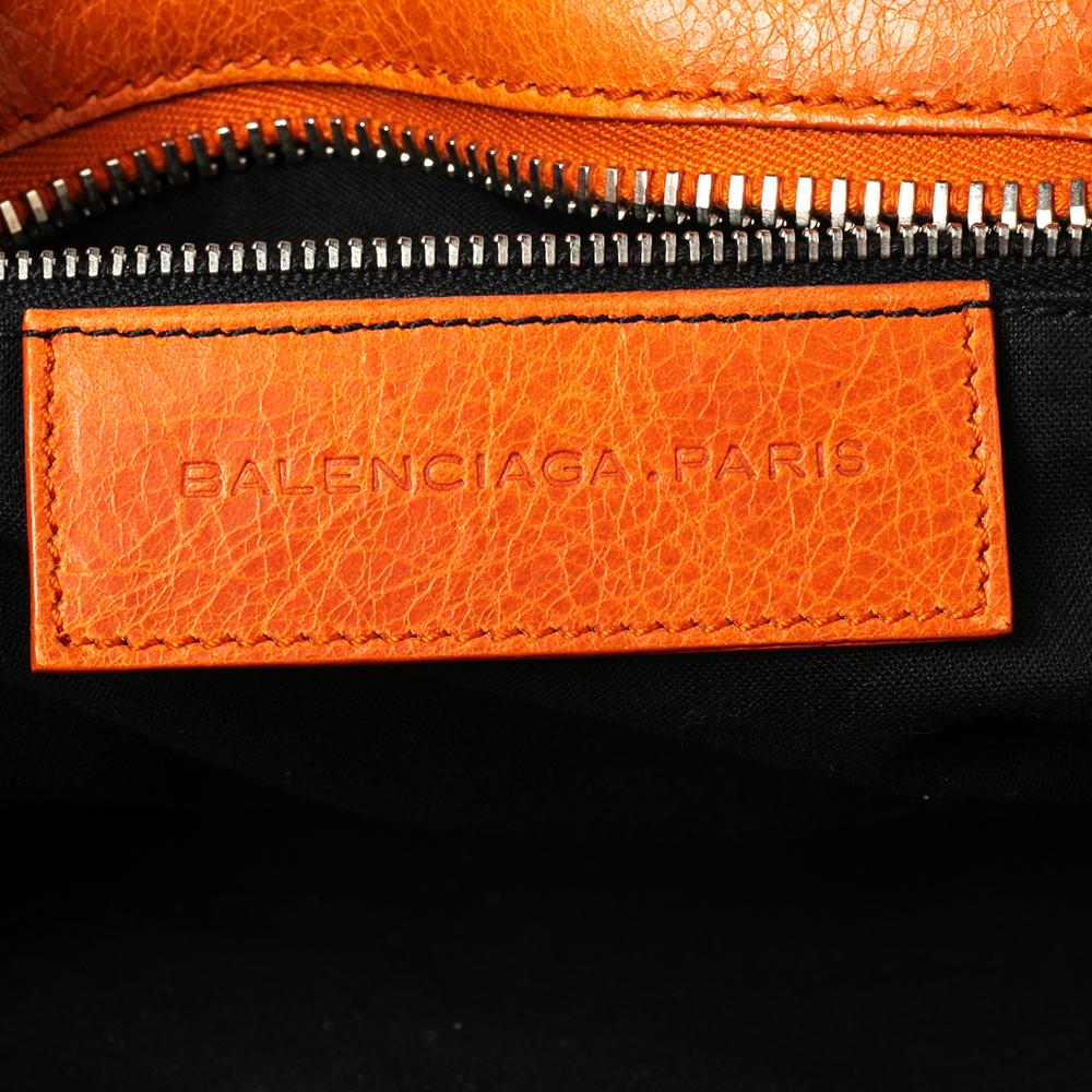 Balenciaga Tangerine Leather Giant 21 Work Tote 3