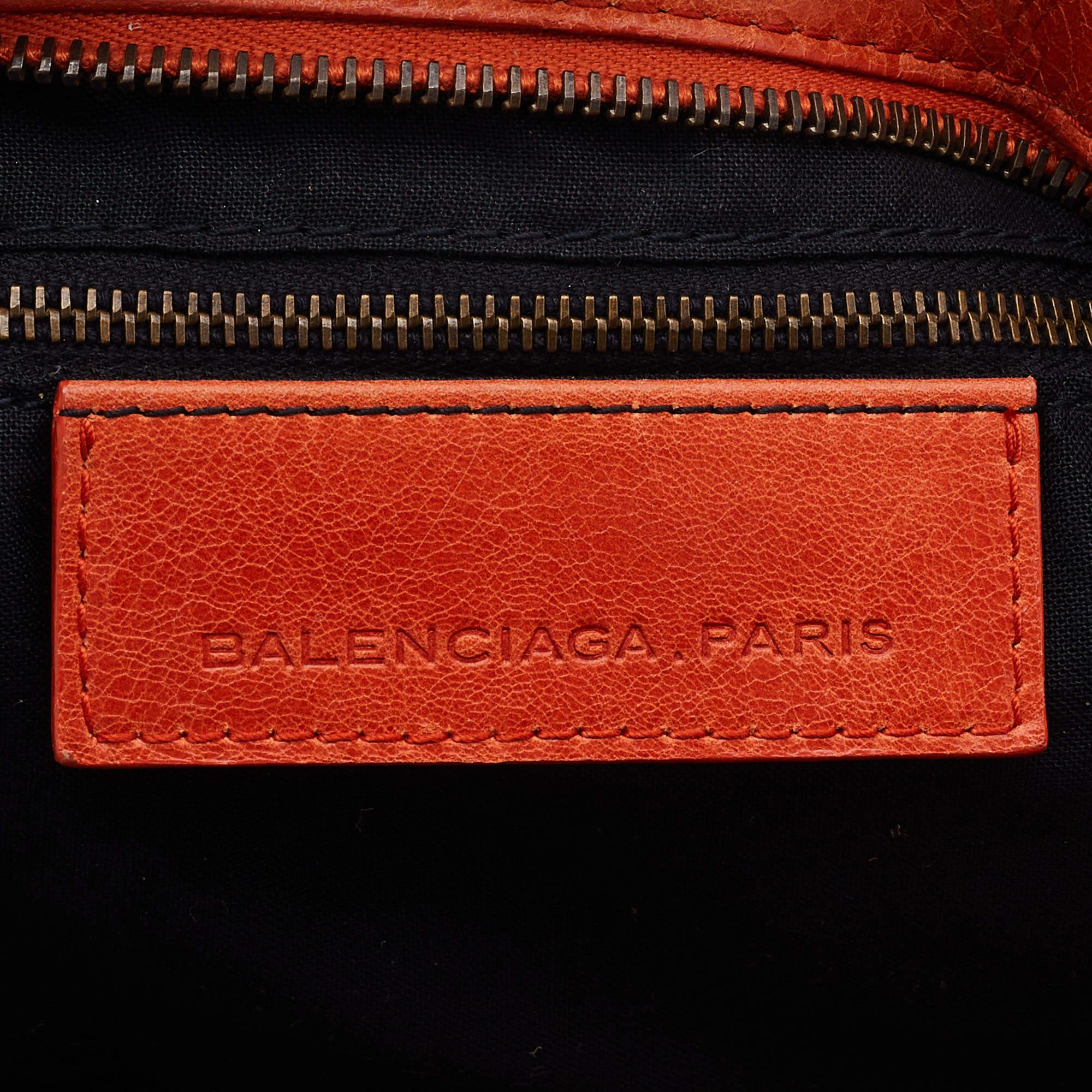 Balenciaga Tangerine Leather RH Classic Part Time Tote 4