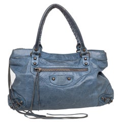 Balenciaga Tempete Leder RH Geldbörsetasche