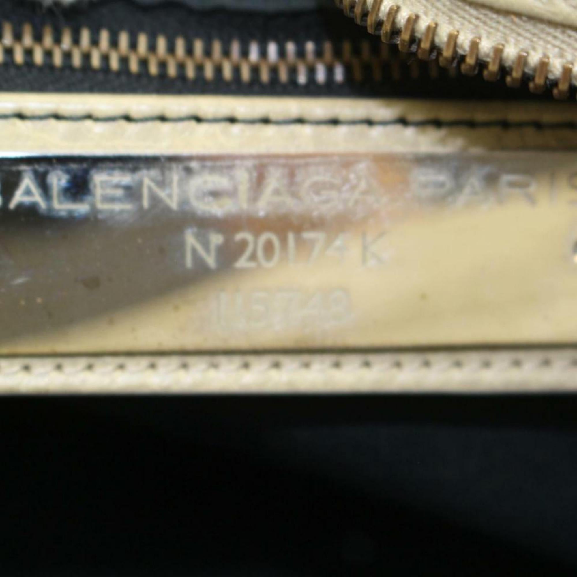 Women's Balenciaga The City 2way 869864 Beige Leather Satchel For Sale