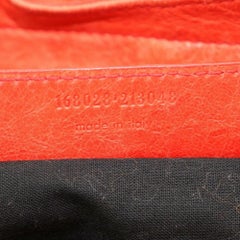 Balenciaga The City 2way 870134 Red Leather Shoulder Bag