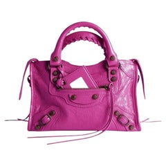 Balenciaga Top Handle Bag — Purple