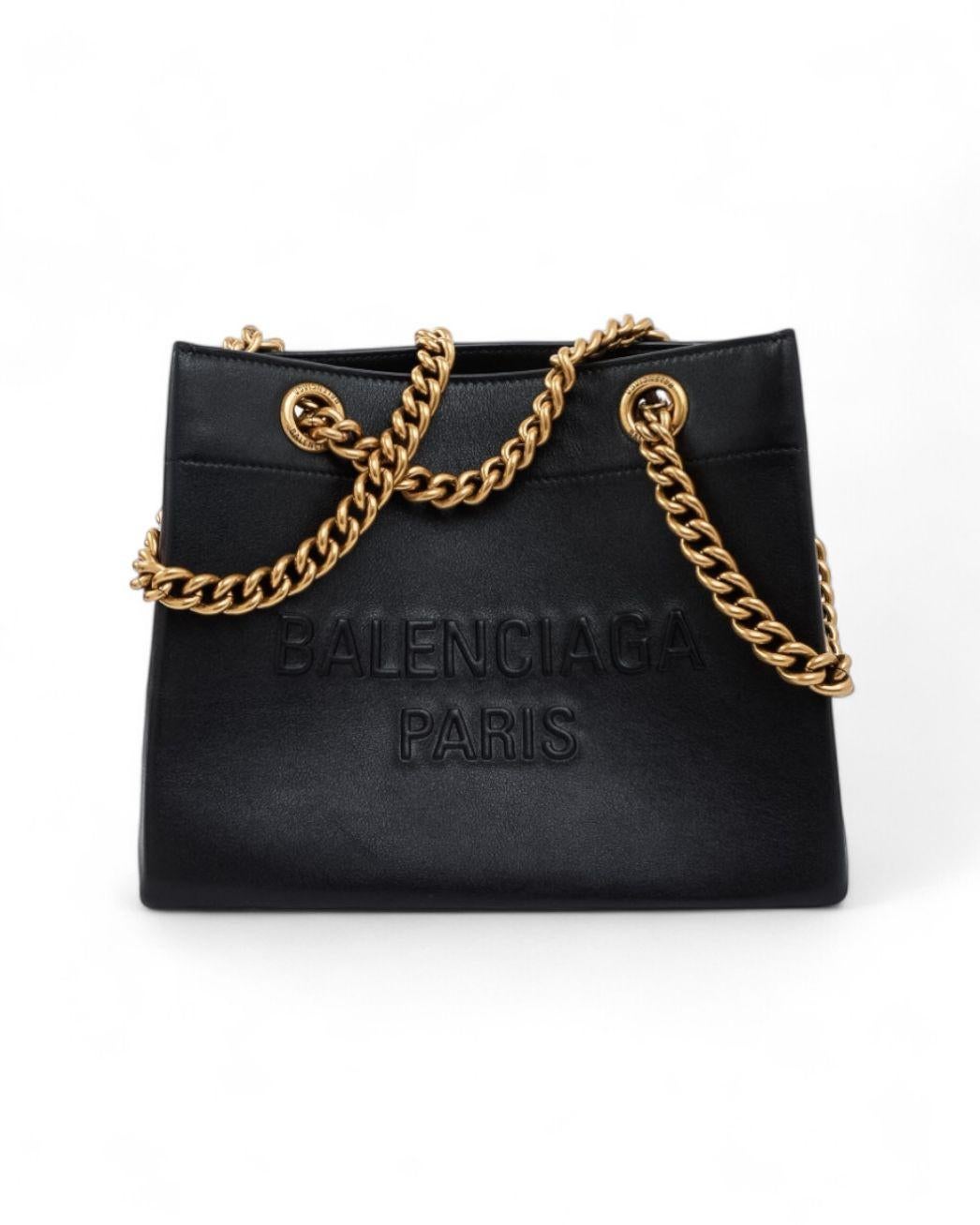 Balenciaga Tote Duty Free Pequeño Negro en venta 10