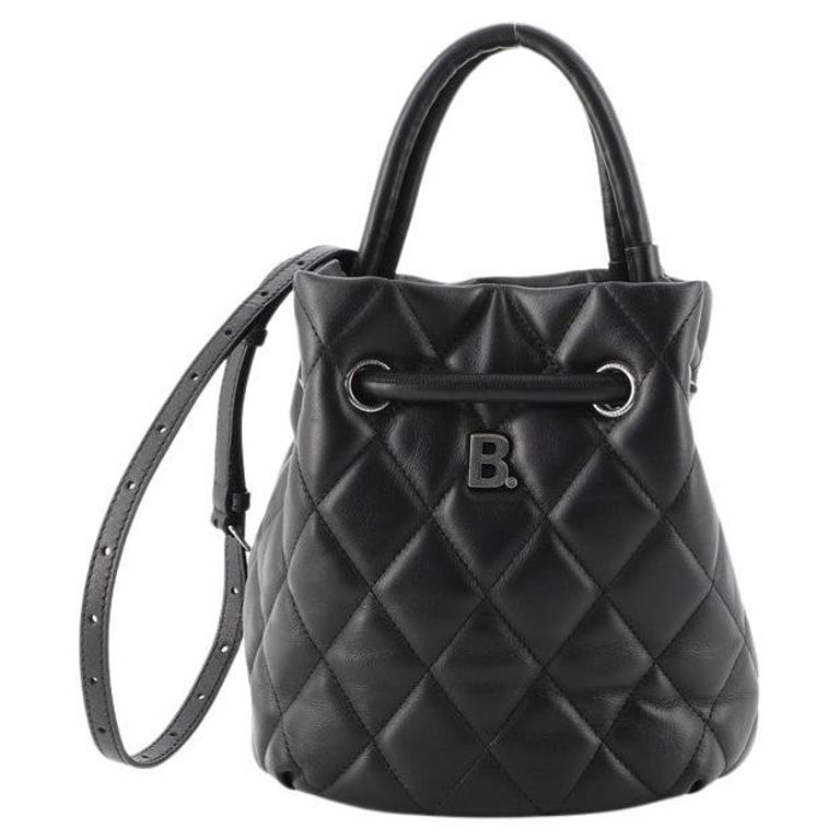 Balenciaga Touch B. Bucket Bag Quilted Leather Small at 1stDibs | balenciaga  bucket bag, balenciaga leather bucket bag, bucket bag balenciaga