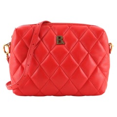Balenciaga Touch B. Camera Bag Quilted Leather