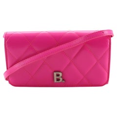 Balenciaga Touch B. Crossbody Bag Quilted Leather Mini