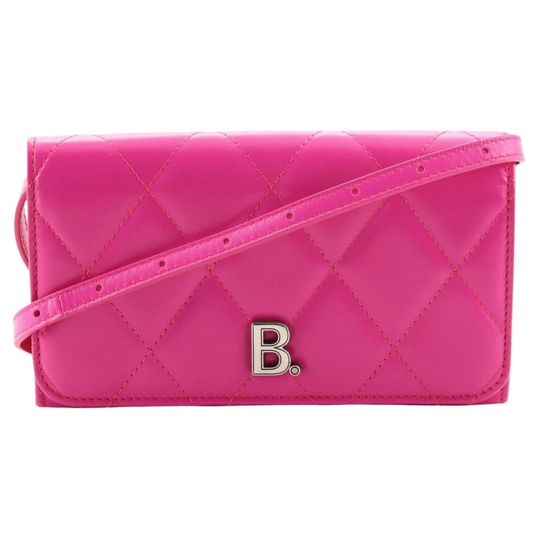 Balenciaga Touch B. Crossbody Bag Quilted Leather Mini at 1stDibs