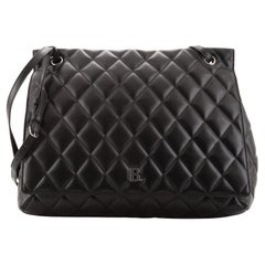 Balenciaga Touch B. Shoulder Bag Quilted Leather Large