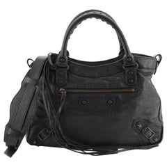 Balenciaga Town Classic Studs Bag Leather