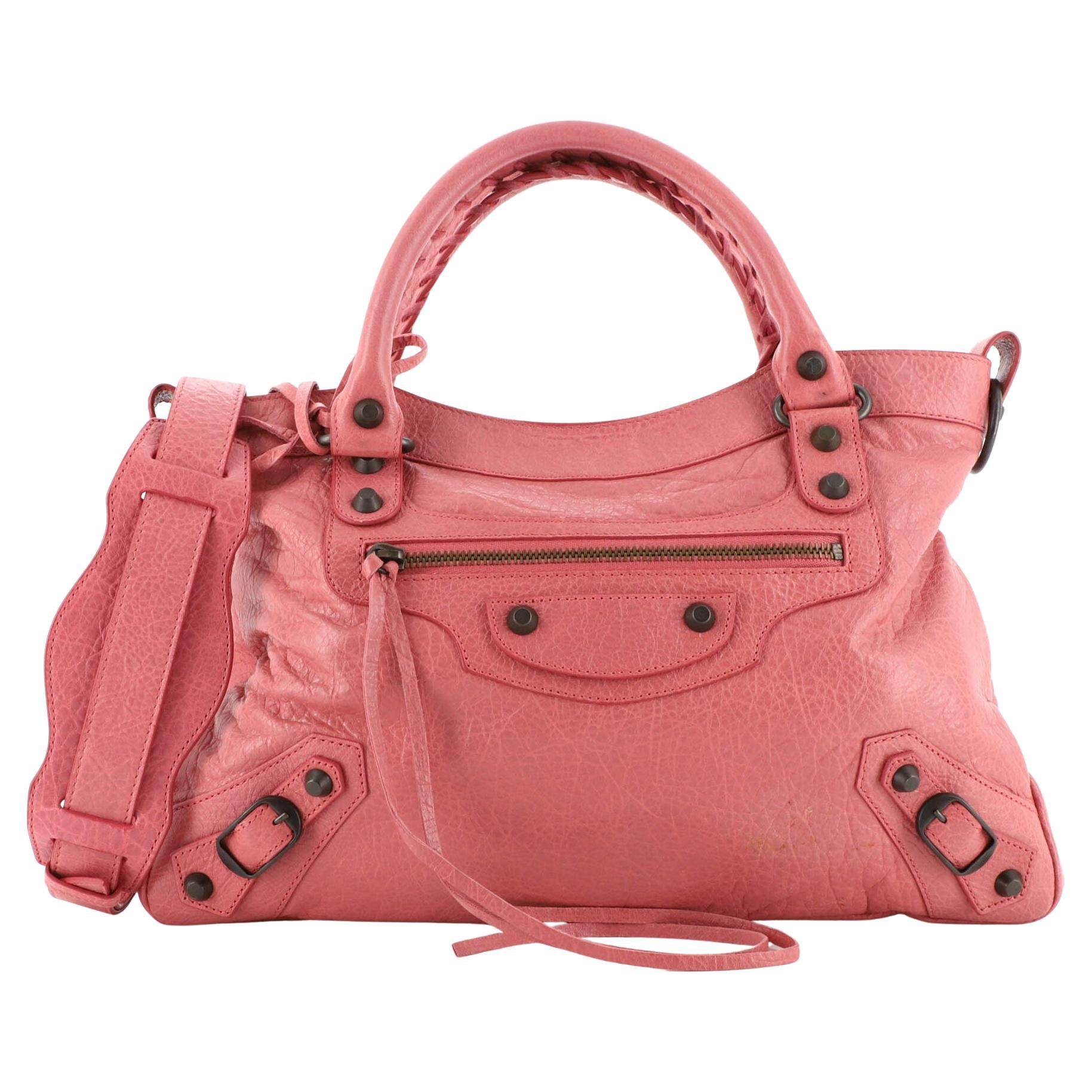 Balenciaga Town Classic Studs Bag Leather