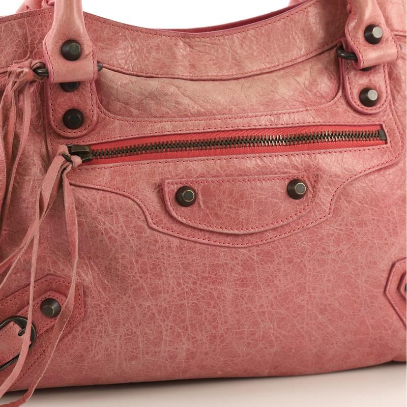 Balenciaga Town Classic Studs Handbag Leather 3