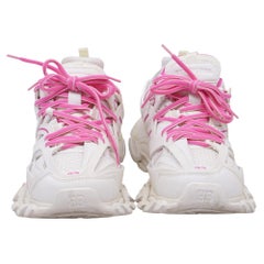 Balenciaga Track Sneakers in White Polyurethane