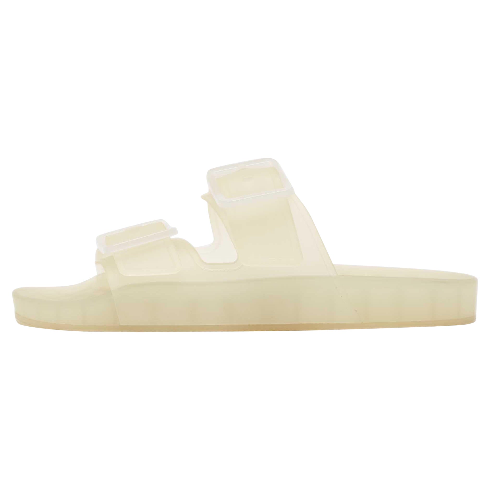 Balenciaga Transparent Rubber Flat Slides Size 43