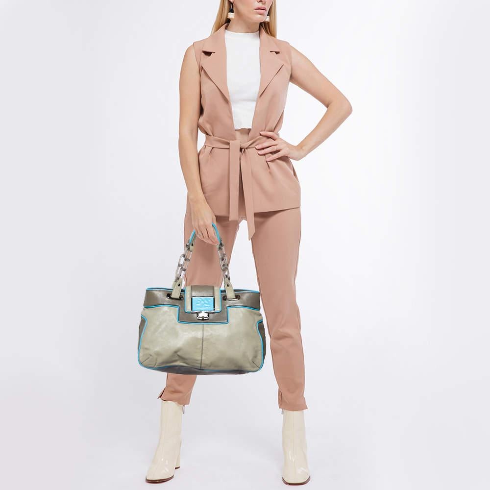Balenciaga Tri Color Cherche Chain Shoulder Bag 3
