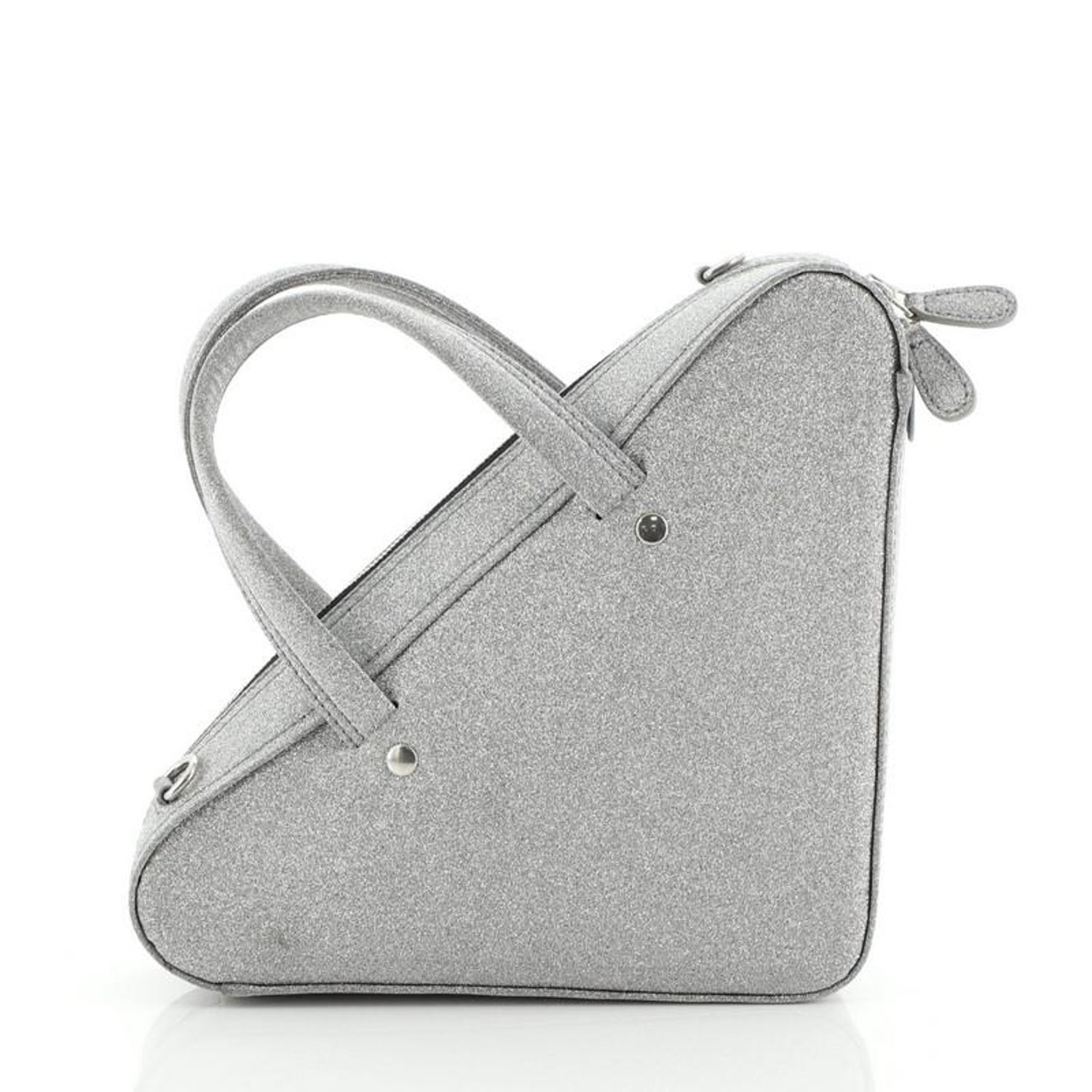 Balenciaga Triangle Duffle Bag Glitter XS at 1stDibs | balenciaga glitter  triangle bag