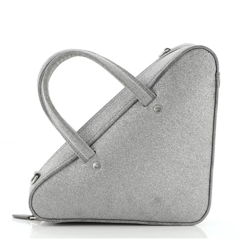 balenciaga triangle glitter
