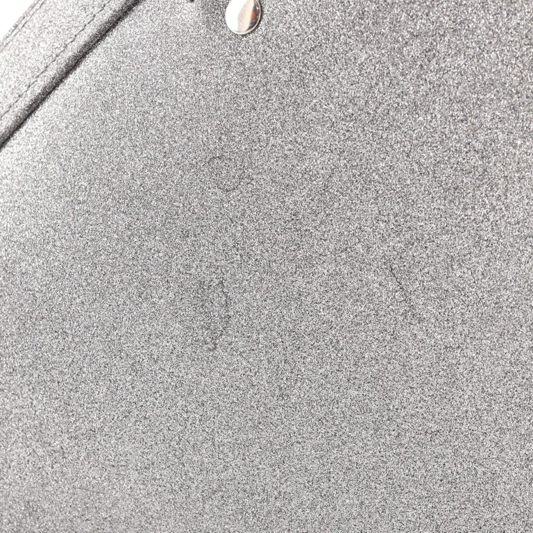 balenciaga triangle glitter bag