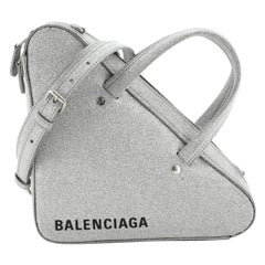 Balenciaga Triangle Duffle Bag Glitter XS