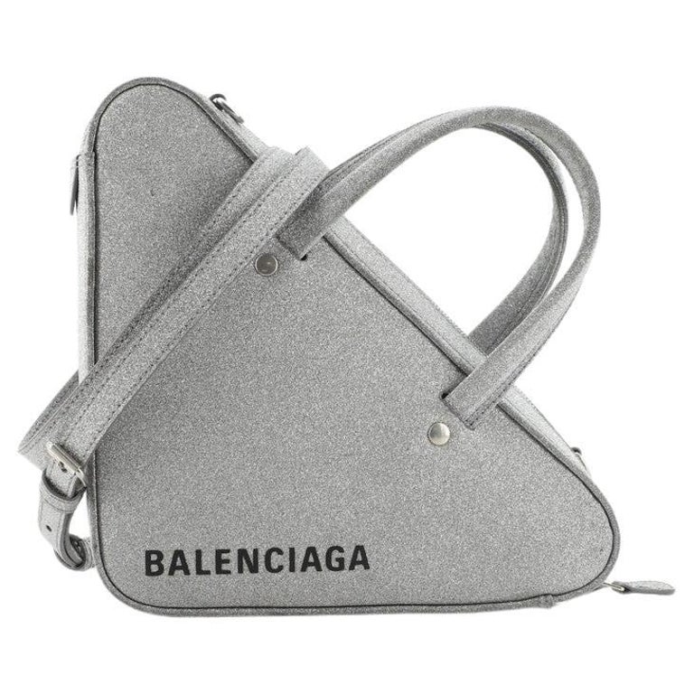 Balenciaga Triangle Duffle Bag Glitter XS at 1stDibs