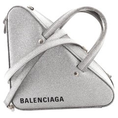 Balenciaga Triangle Duffle Bag Glitter XS