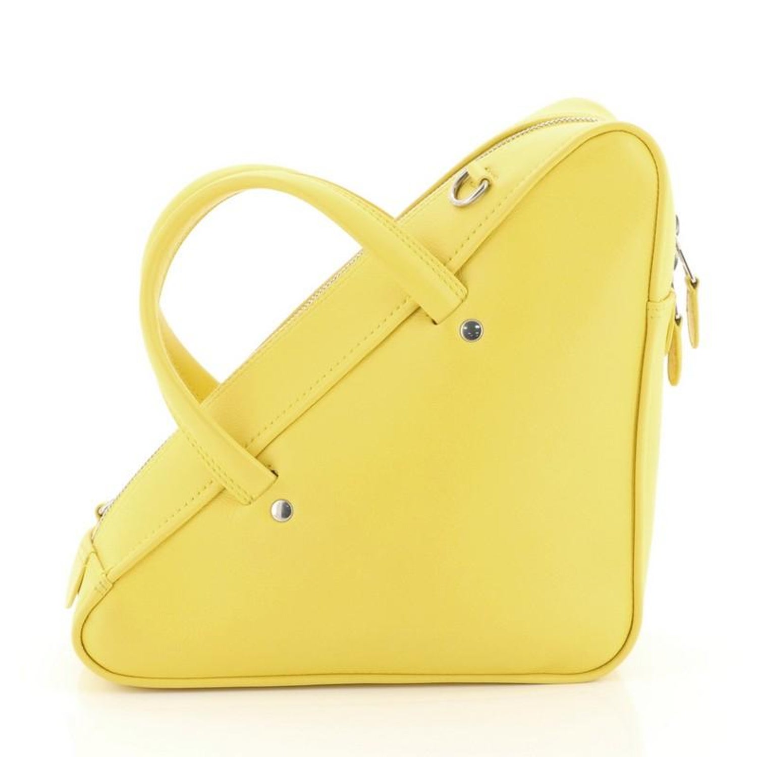Balenciaga Triangle Duffle Bag Leather Small At 1stdibs