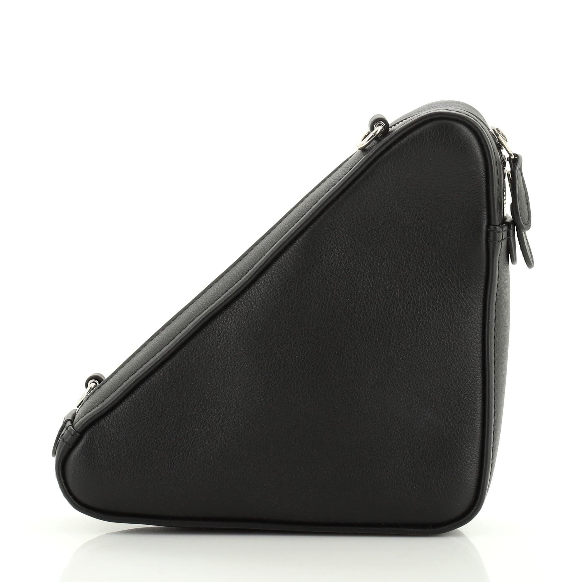 Balenciaga Triangle Duffle Bag Leather Small At 1stdibs